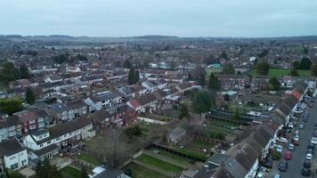 High Angle View of British Town of England video
