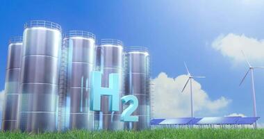 Renewable energy hydrogen video