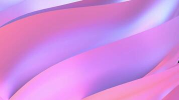 Abstract wavy layer pink colour animation background video