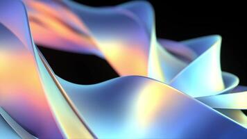 Abstract curve spiral wave animation background video