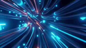 Fiber optic internet speed tunnel background video