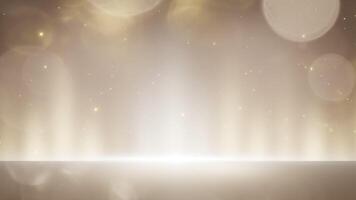 Luxurious Golden Light Cosmetic Background video