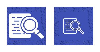 Document Search Vector Icon