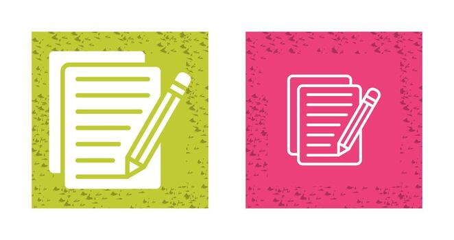 icono de vector de edición de documento