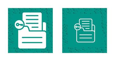 Document Unlock Vector Icon