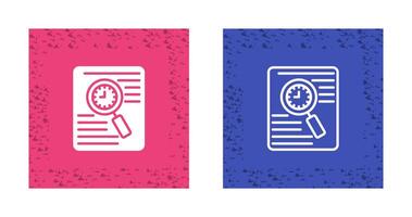 Document Tracking Vector Icon