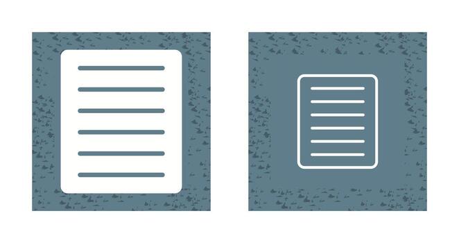 Document Align Justify Vector Icon