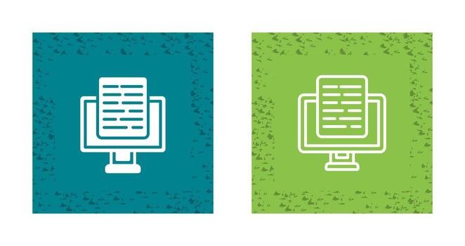 Document Presentation Vector Icon