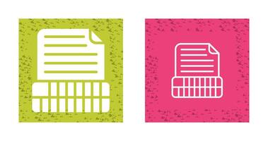 Document Insert Table Vector Icon