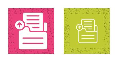 Document Upload Vector Icon