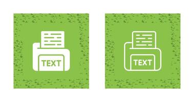 Text File Vector Icon