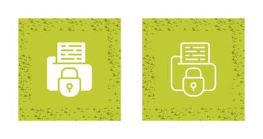 Secure Folder Vector Icon