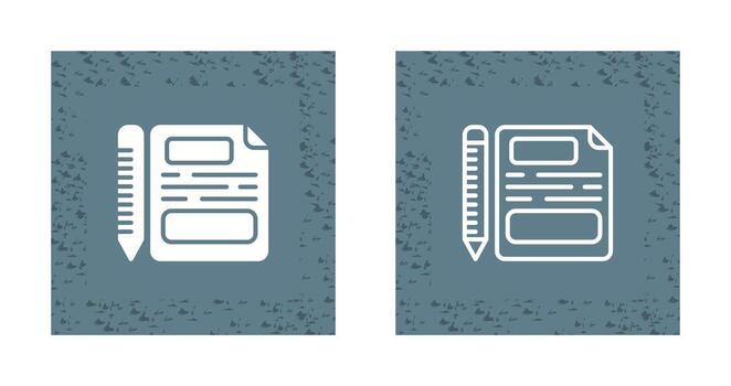 icono de vector de documento