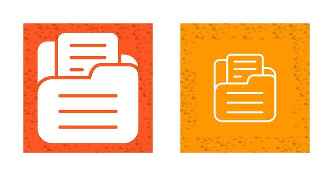 icono de vector de carpeta