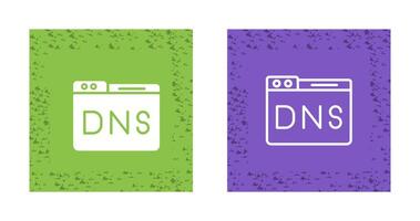 Domain DNS Management Vector Icon