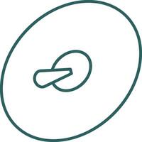 Cymbals Line Gradient Icon vector