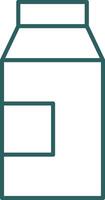 Milk Line Gradient Icon vector