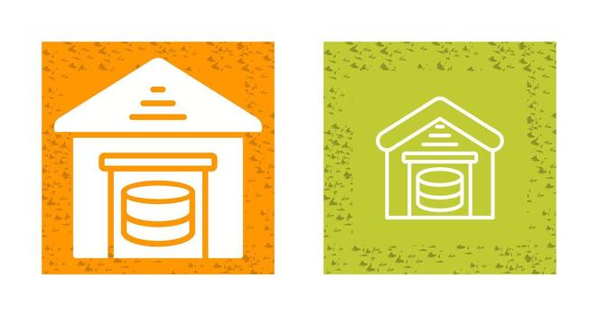 icono de vector de almacenamiento de datos