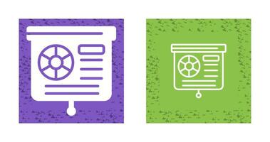 Presentation Slide Vector Icon