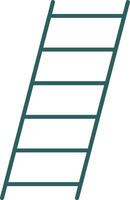 Ladder Line Gradient Icon vector