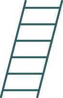 Ladder Line Gradient Icon vector