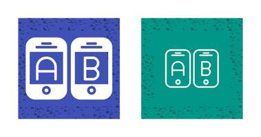 A B Testing Vector Icon