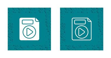 Video File Vector Icon