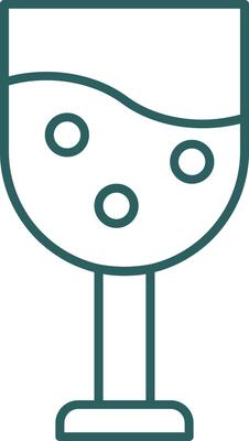 Chalice Line Gradient Icon