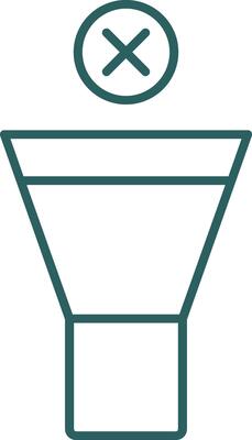 Mute Line Gradient Icon