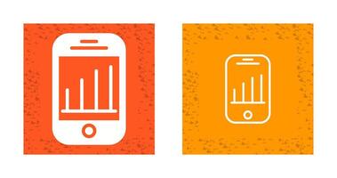 Mobile Analytics Vector Icon