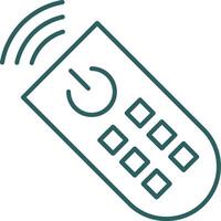 Remote Control Line Gradient Icon vector