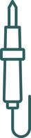 Soldering Line Gradient Icon vector