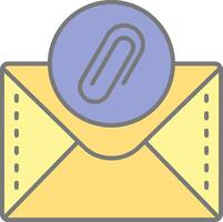 Clipper Line Filled Light Icon vector