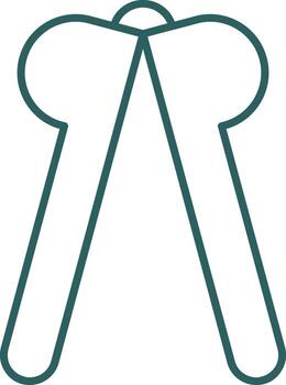 Squeezer Line Gradient Icon vector