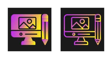 Digital Art Vector Icon