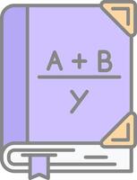 Algebra Line Filled Light Icon vector