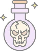 Potion Line Filled Light Icon vector