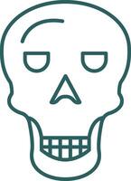 Osteology Line Gradient Icon vector