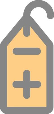 Add tag Line Filled Light Icon