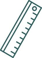 Ruler Line Gradient Icon vector
