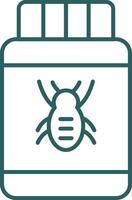 Pesticide Line Gradient Icon vector
