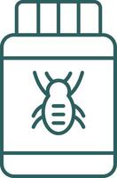 Pesticide Line Gradient Icon vector