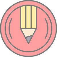 Compose Line Filled Light Icon vector