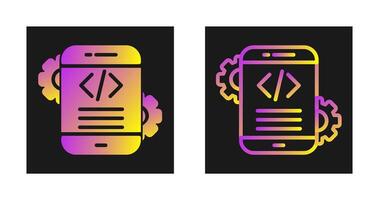 Mobile App Development Vector Icon