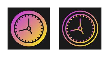 icono de vector de reloj