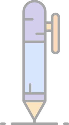 Pen Line Filled Light Icon