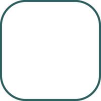 Round Corner Line Gradient Icon vector