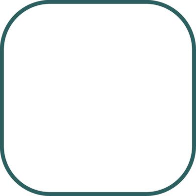Round Corner Line Gradient Icon