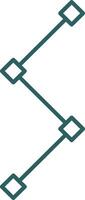 Path Line Gradient Icon vector