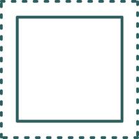 Marquee Line Gradient Icon vector